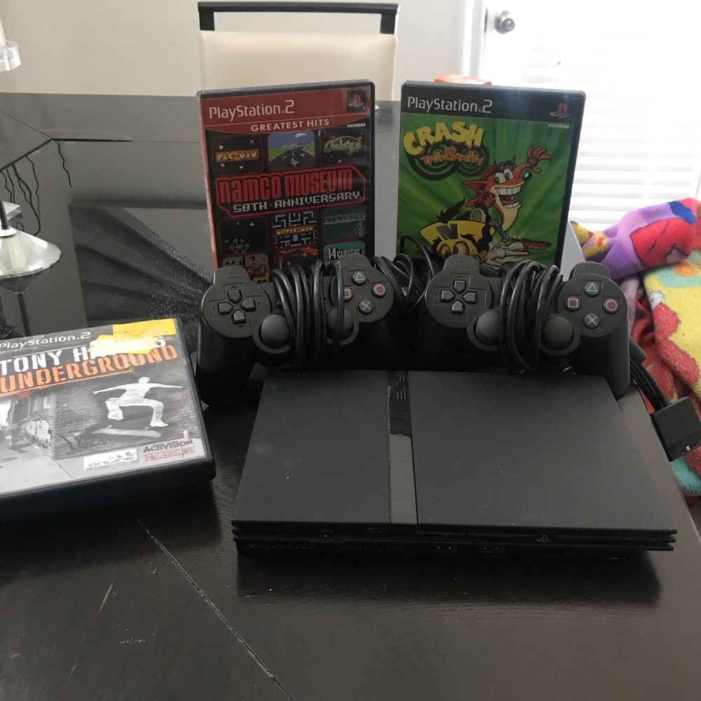 PlayStation 2 with 6 games